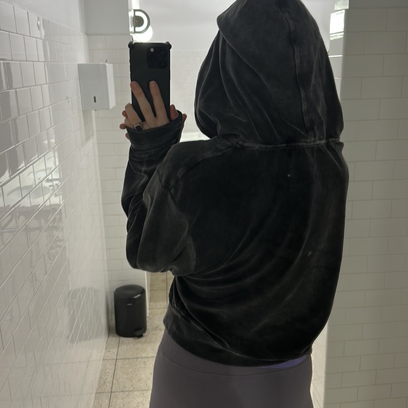 The Kooples oversized cropped sweatshirt size small - Picture 5 of 6